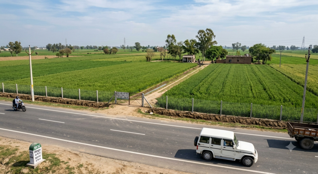 9 acre 3:5 road front